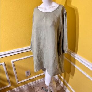 Bryn Walker Sage Green Tunic Top